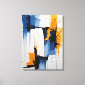 Modern Abstract Painting Canvas Print (Voorkant)