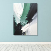 Modern Abstract Painting Canvas Print (Insitu (Houten vloer))