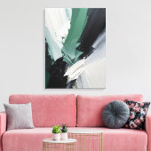 Modern Abstract Painting Canvas Print (Insitu (Woonkamer))
