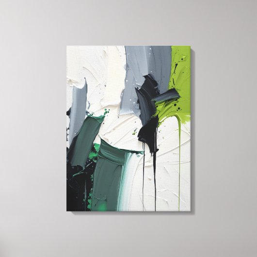Modern Abstract Painting Canvas Print (Voorkant)