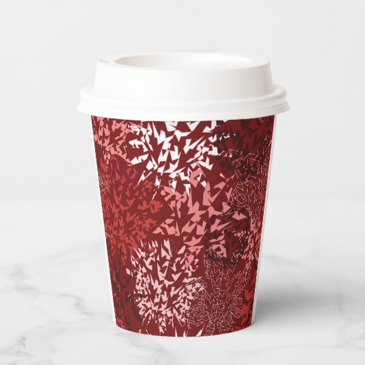 Modern Abstract Papieren Bekers (Achterkant)