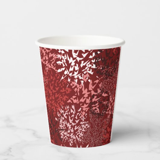 Modern Abstract Papieren Bekers (Achterkant)