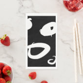 Modern abstract papieren servet (Insitu)