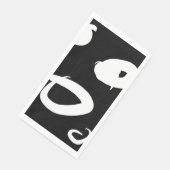 Modern abstract papieren servet (Hoek)