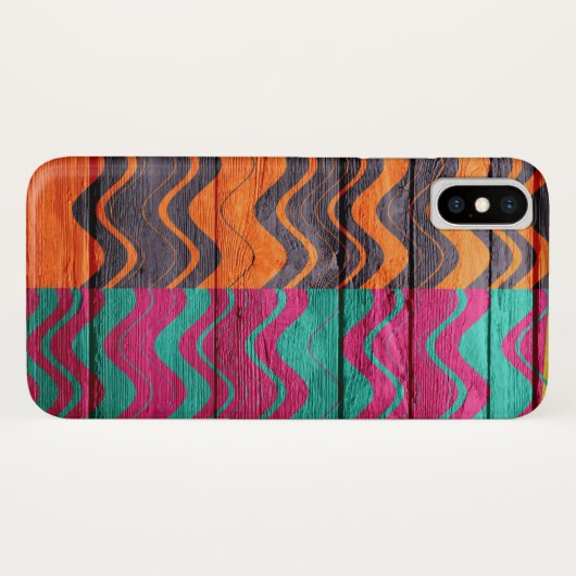 Modern Abstract pasteelhout Case-Mate iPhone Case (Achterkant (horizontaal))