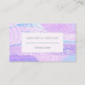 Modern Abstract pasteelpatroon Visitekaartje (Voorkant)