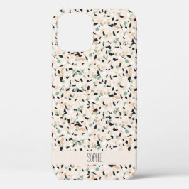 Modern Abstract pastel Terrazzo Pattern Case-Mate iPhone Case