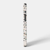 Modern Abstract pastel Terrazzo Pattern iPhone Hoesje (Linkerkant)