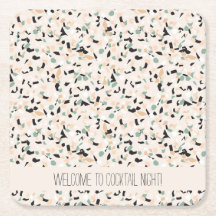 Modern Abstract pastel Terrazzo Pattern