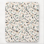 Modern Abstract pastel Terrazzo Pattern Muismat (Voorkant)