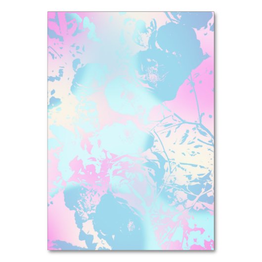 Modern Abstract Pastel Wedding Kaart (Achterkant)