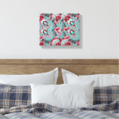 Modern abstract patroon 1186 - Canvas (Insitu (Slaapkamer))