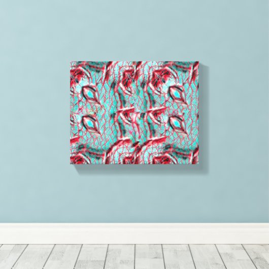 Modern abstract patroon 1186 - Canvas (Insitu (Houten vloer))