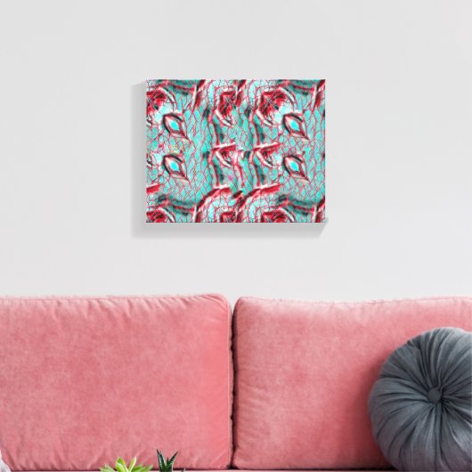 Modern abstract patroon 1186 - Canvas (Insitu (Woonkamer))
