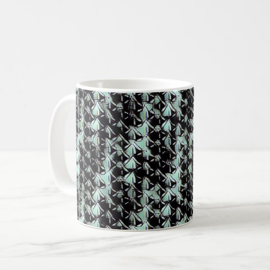 Modern abstract patroon 1187 - Koffie Mok (Voorkant links)
