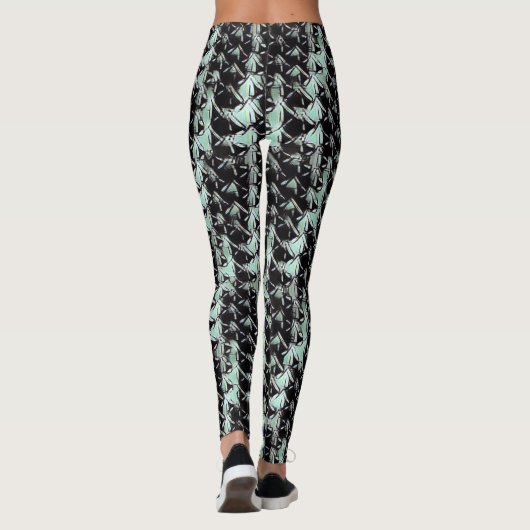Modern abstract patroon 1187 - Leggings (Achterkant)