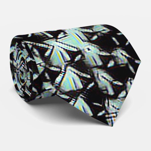 Modern abstract patroon 1187 - Mannen Stropdas (Opgerold)
