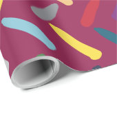 Modern Abstract patroon Cadeaupapier (Rol Hoek)