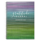 Modern Abstract Patroon Dankbaarheid Journaal en N Notitieboek (Voorkant)