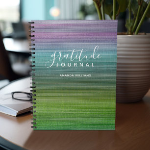 Modern Abstract Patroon Dankbaarheid Journaal en N Notitieboek