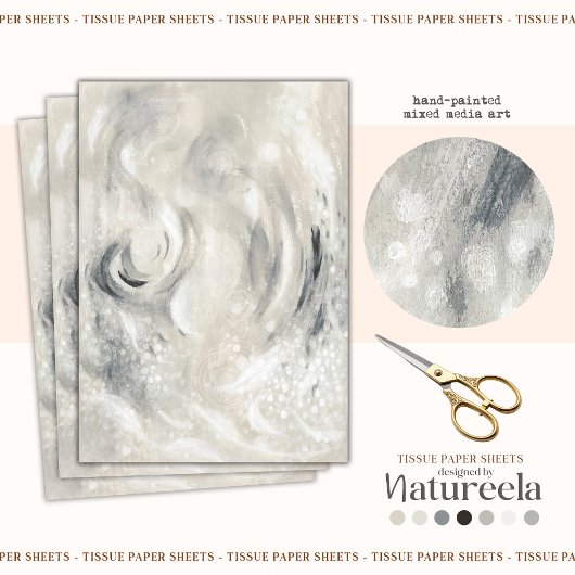 Modern Abstract patroon decoupage tissue papier