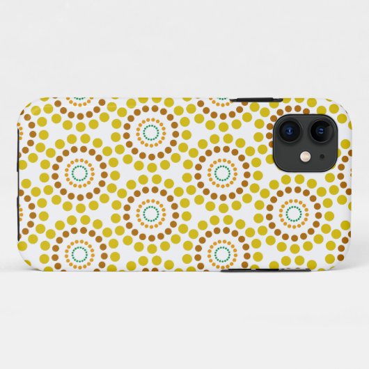 Modern abstract patroon iPhone/iPad case (Achterkant (horizontaal))