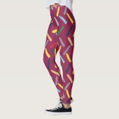 Modern Abstract patroon Leggings (Links)
