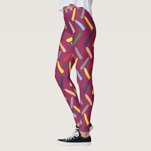 Modern Abstract patroon Leggings (Links)