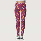 Modern Abstract patroon Leggings (Voorkant)