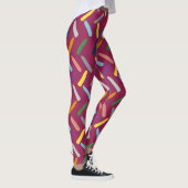 Modern Abstract patroon Leggings (Rechts)