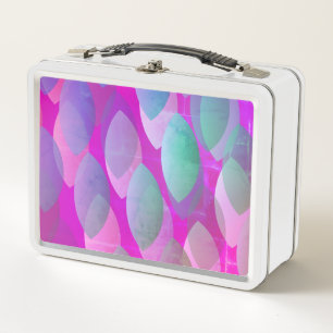 Modern abstract patroon Magenta Paars Roze Teal