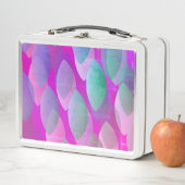 Modern Abstract Patroon | Magenta Paarse Roze Blau (In situ)