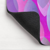 Modern Abstract Patroon | Magenta Paarse Roze Blau Muismat (Hoek)