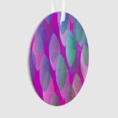 Modern Abstract Patroon | Magenta Paarse Roze Blau Ornament (voorkant)
