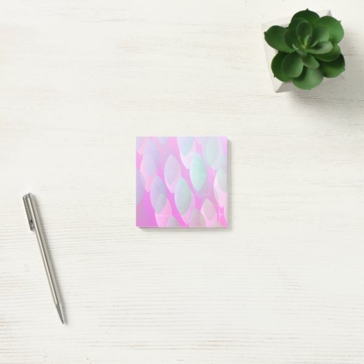 Modern Abstract Patroon | Magenta Paarse Roze Blau Post-it® Notes (Kantoor)
