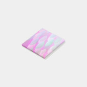 Modern Abstract Patroon | Magenta Paarse Roze Blau Post-it® Notes (Schuin)