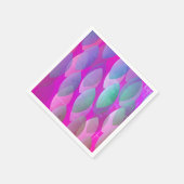 Modern Abstract Patroon | Magenta Paarse Roze Blau Servet (Hoek)