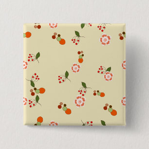 Modern Abstract patroon Vierkante Button 5,1 Cm