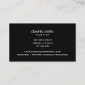 Modern Abstract patroon | Visitekaartje (Achterkant)