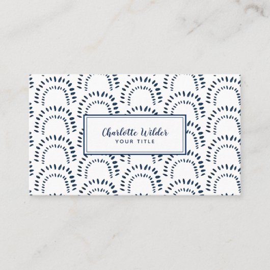 Modern Abstract patroon | Visitekaartje (Voorkant)