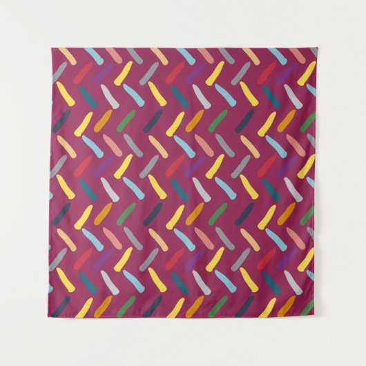 Modern Abstract patroon Wandkleed (Voorkant)