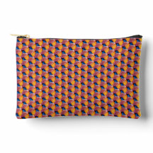 Modern abstract patroonontwerp 1185 - Rits Pouch