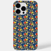 Modern abstract patroonontwerp 1197 - iPhone Case (Achterkant)