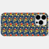 Modern abstract patroonontwerp 1197 - iPhone Case (Achterkant (horizontaal))