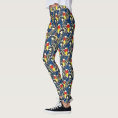 Modern abstract patroonontwerp 1197 - Leggings (Links)