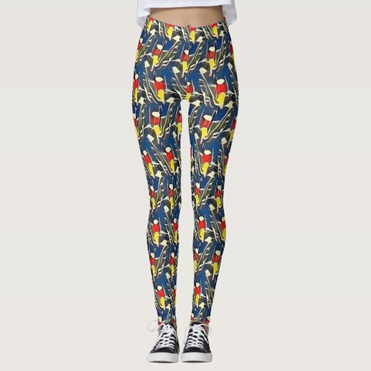 Modern abstract patroonontwerp 1197 - Leggings (Voorkant)