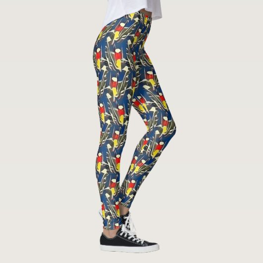 Modern abstract patroonontwerp 1197 - Leggings (Rechts)