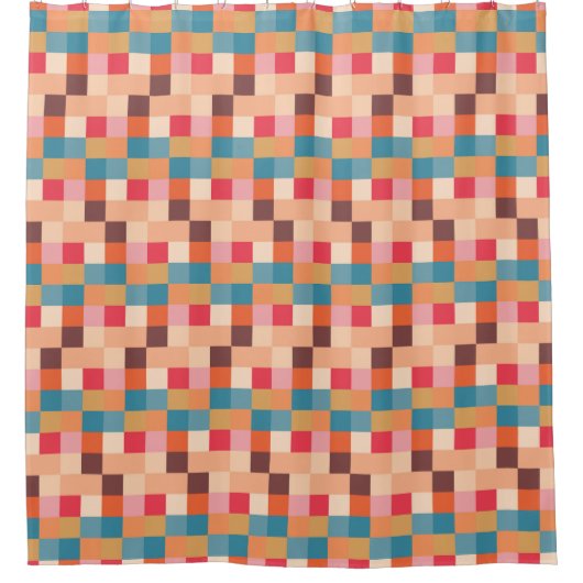 Modern Abstract patroonontwerp Douchegordijn (Voorkant)