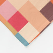 Modern Abstract patroonontwerp Fleece Deken (Hoek)