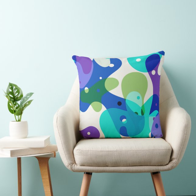 Modern abstract pattern kussen (Stoel)